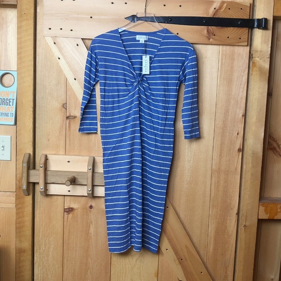 velvet | ashleigh modal knit stripe dress - Picture 3 of 4